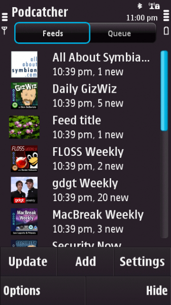 podcatcher S^3 Symbian^3 Top Apps and Games
